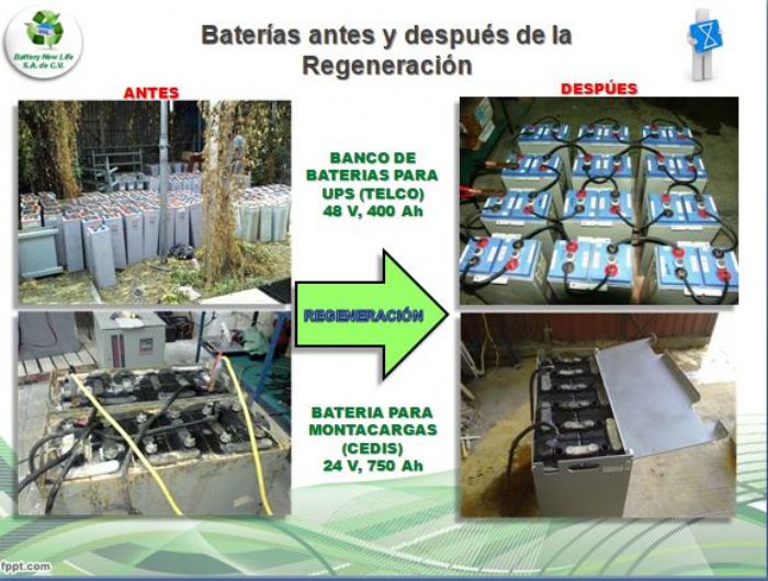 Reparación de Baterías para montacargas eléctrico